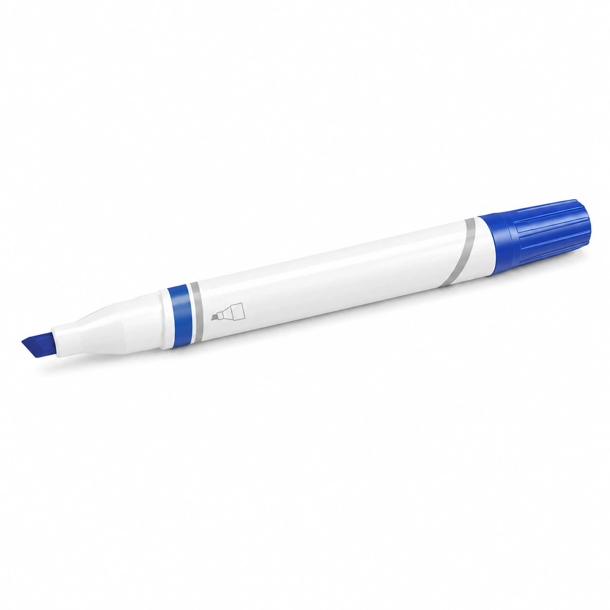 Blauer Whiteboardmarker mit Keilspitze 4 mm