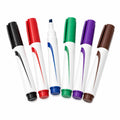 Whiteboard-Marker-Set mit 6 Farben, Keilspitze