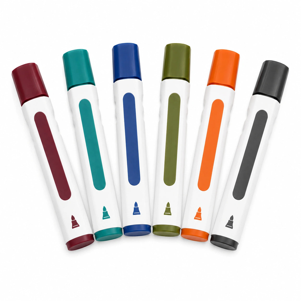Whiteboard-Marker Set, 6 Farben, Rundspitze