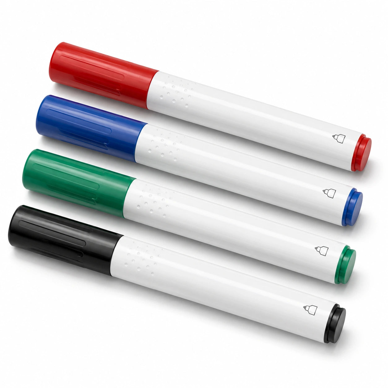 Whiteboard Marker Set 4 Farben Schwarz/Rot/Blau/Grün