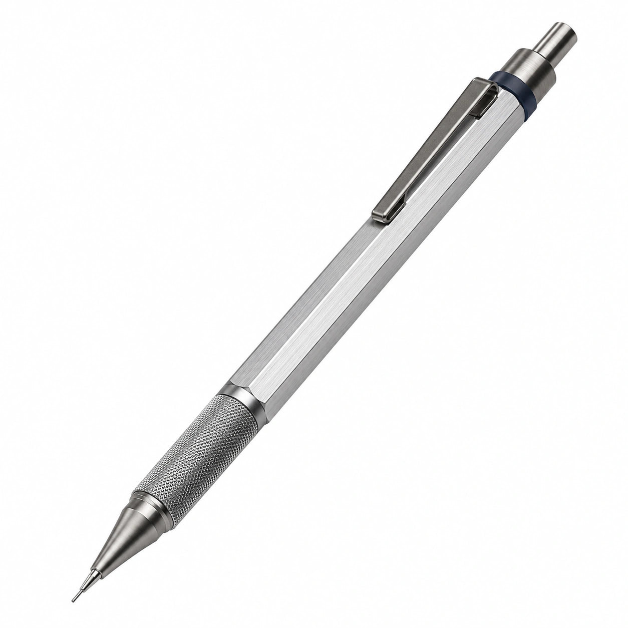 Eleganter Druckbleistift 0.5 mm Grau mit ergonomischem Griff