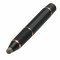 Stylus Stift Kugelspitze Schwarz mit Bronzeakzenten