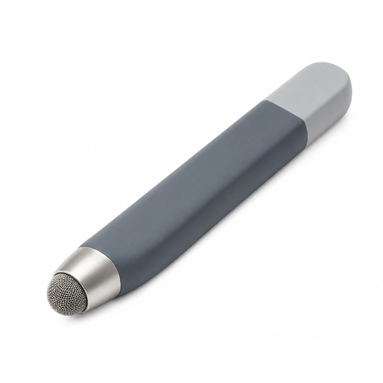 Stylus Eingabestift mit Netzspitze Dunkelgrau