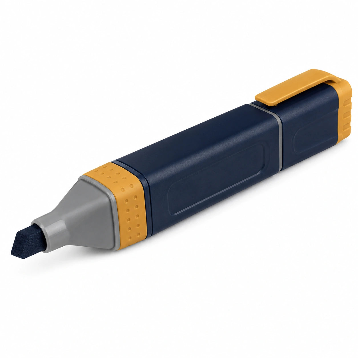 Blau/Gelb Textmarker mit ergonomischem Design