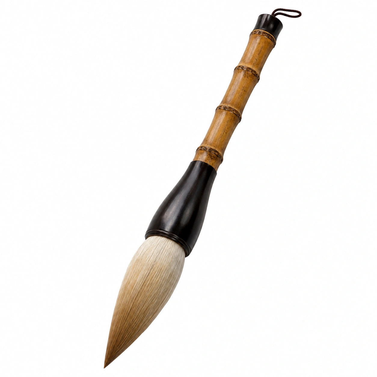 Traditioneller Kalligraphie-Pinsel mit Bambusgriff