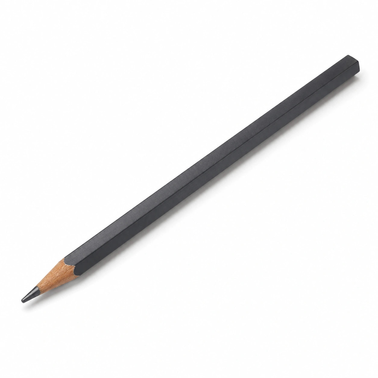 Sechskantiger Graphit-Bleistift Schwarz
