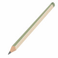 Sechseckiger Holzbleistift Grün-Beige