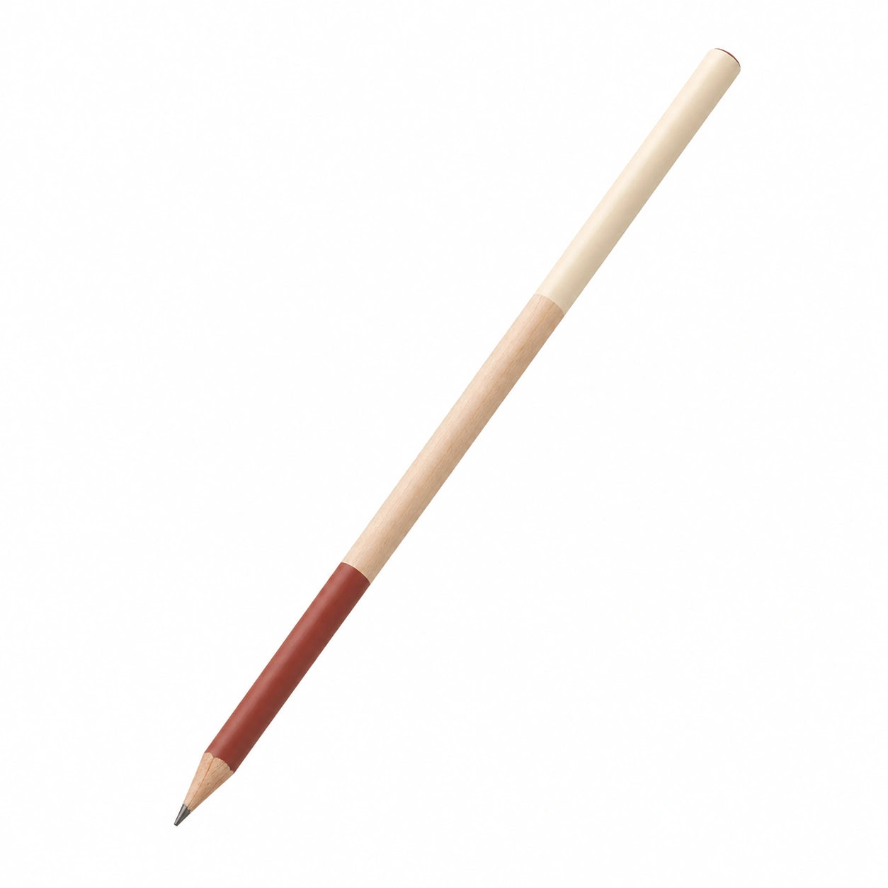 Holzbleistift Beige/Rot