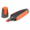 Ergonomischer Textmarker mit Keilspitze, Orange