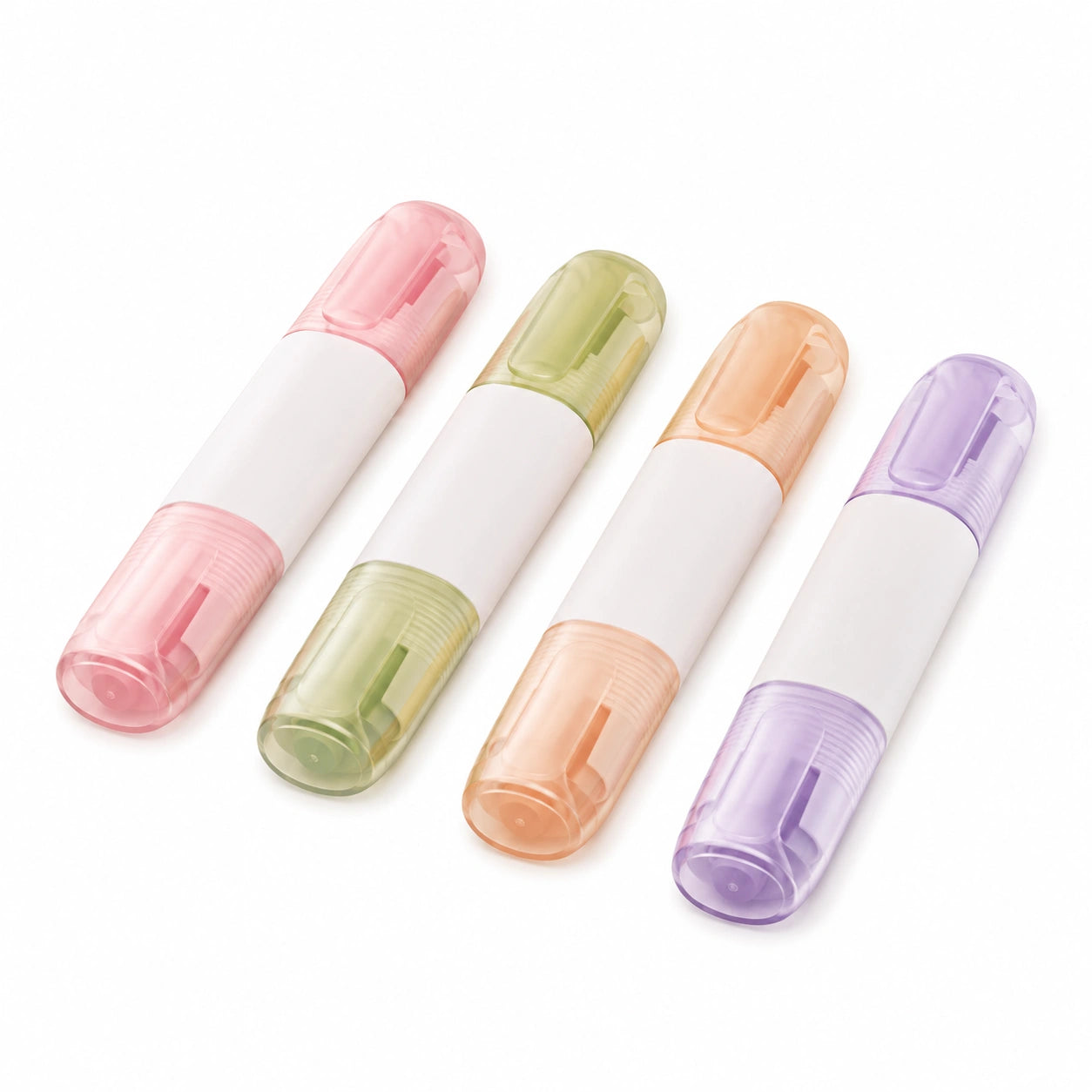 Doppelkopf-Textmarker in Pastellfarben, 4er-Set