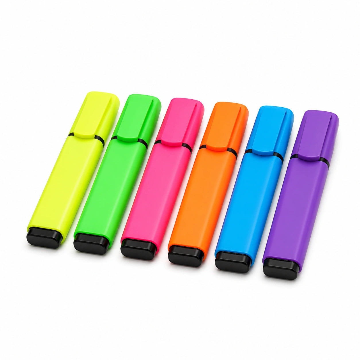 Textmarker Set in Neonfarben, 6 Stück