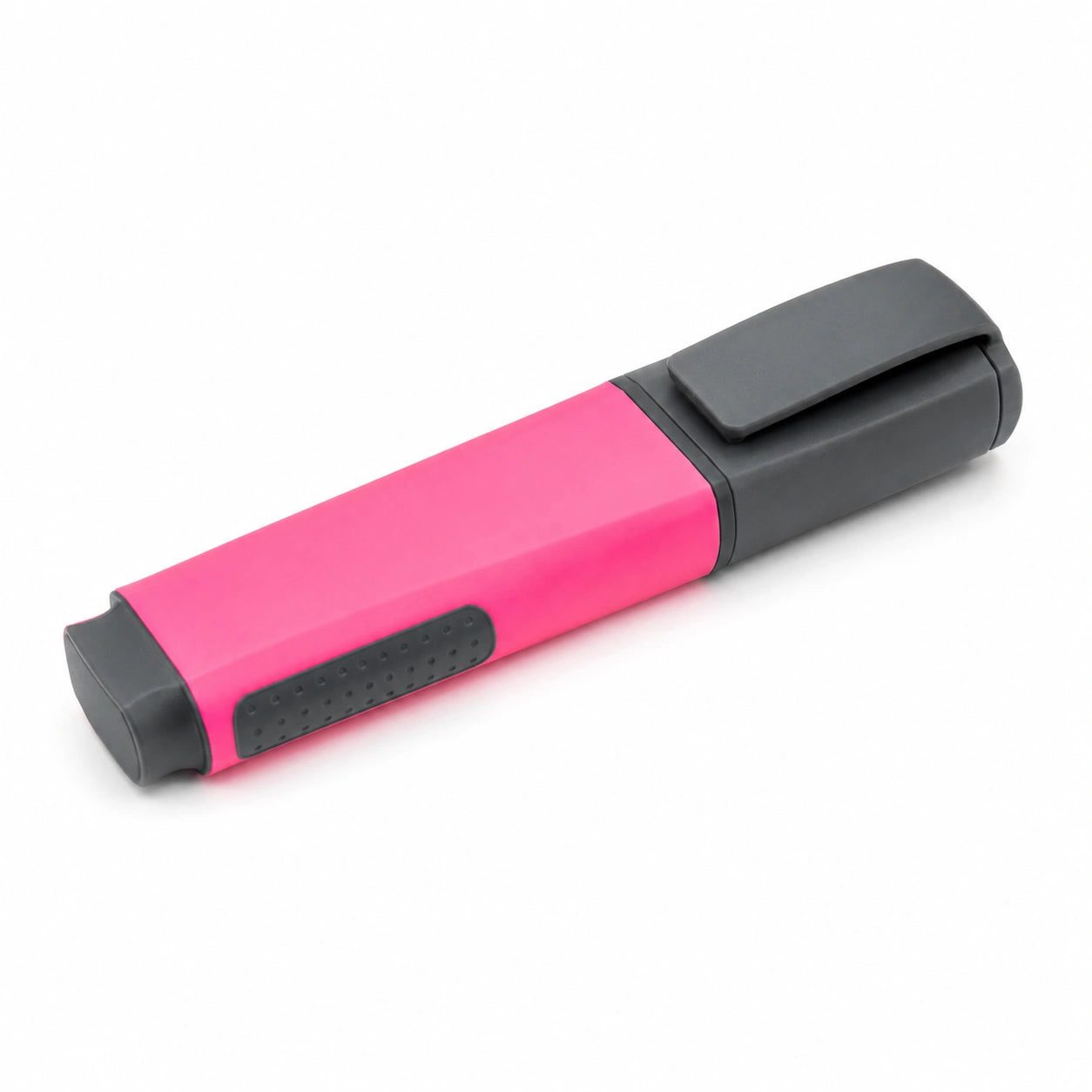 Textmarker in Pink und Schwarz